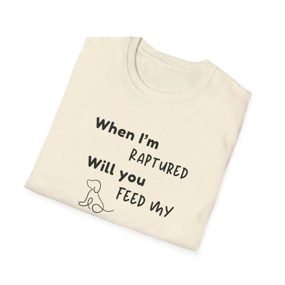 RAPTURED - DOG T-SHIRT - SS - BK