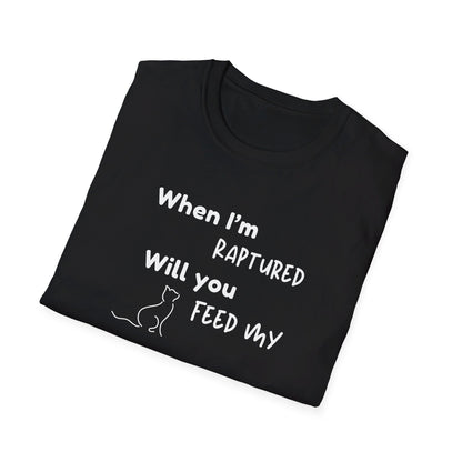 RAPTURED - CAT T-SHIRT - W - WH