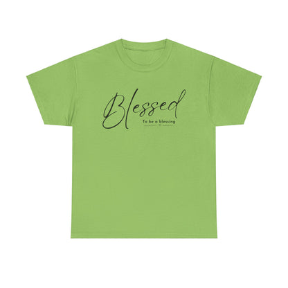 BLESSED T-SHIRT - HC - BK