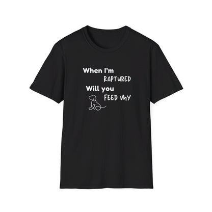 RAPTURED - DOG T-SHIRT - M - WH