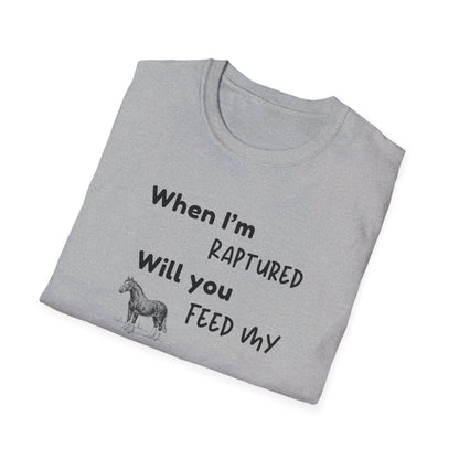 RAPTURED - HORSE T-SHIRT - M - WH