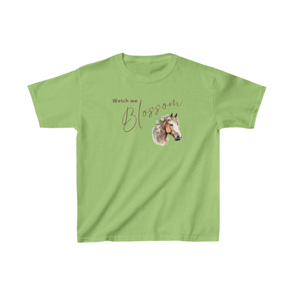 WATCH ME BLOSSOM T-SHIRT - HORSE - DK