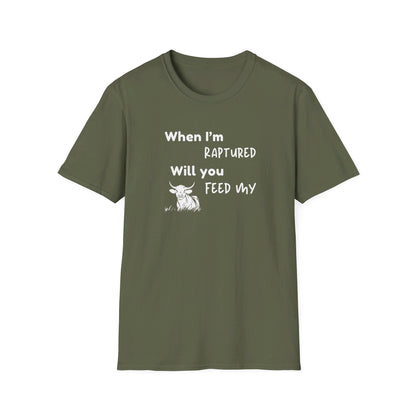 RAPTURED - COW T-SHIRT - M - WH