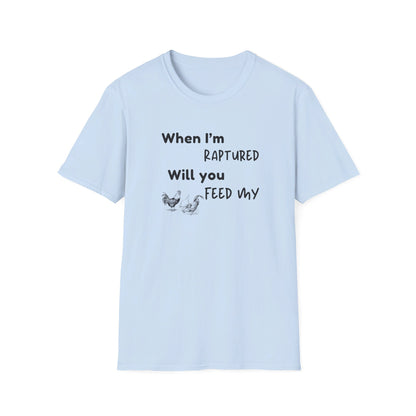 RAPTURED - CHICKEN T-SHIRT - W - BK