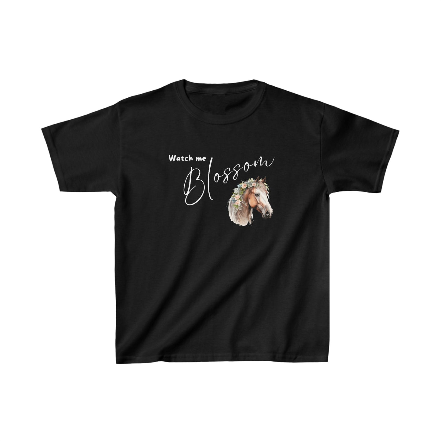 WATCH ME BLOSSOM T-SHIRT - HORSE - WT
