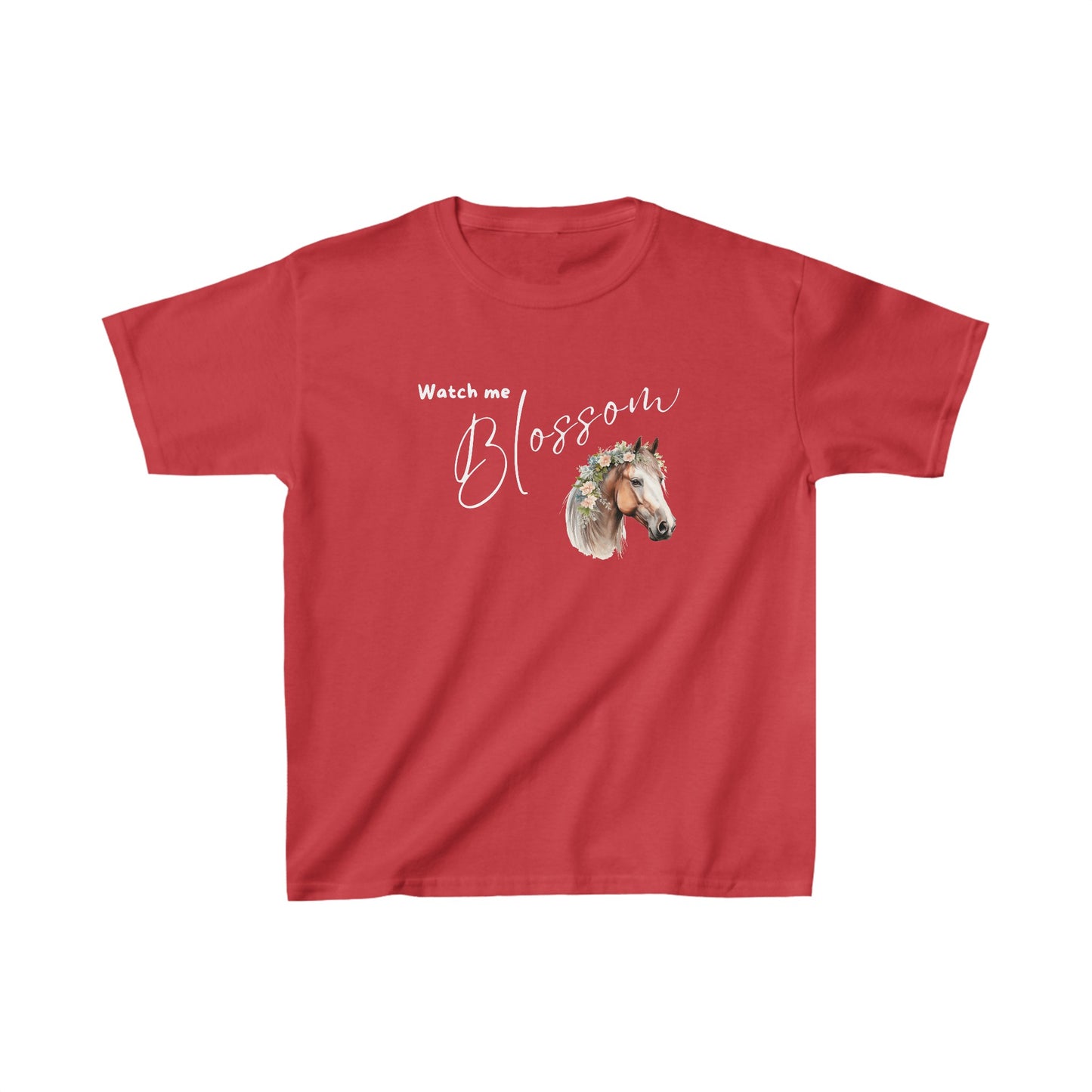 WATCH ME BLOSSOM T-SHIRT - HORSE - WT