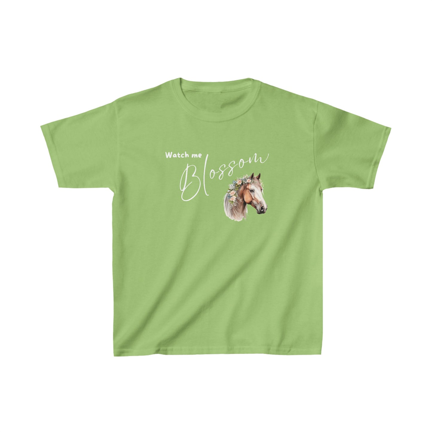 WATCH ME BLOSSOM T-SHIRT - HORSE - WT