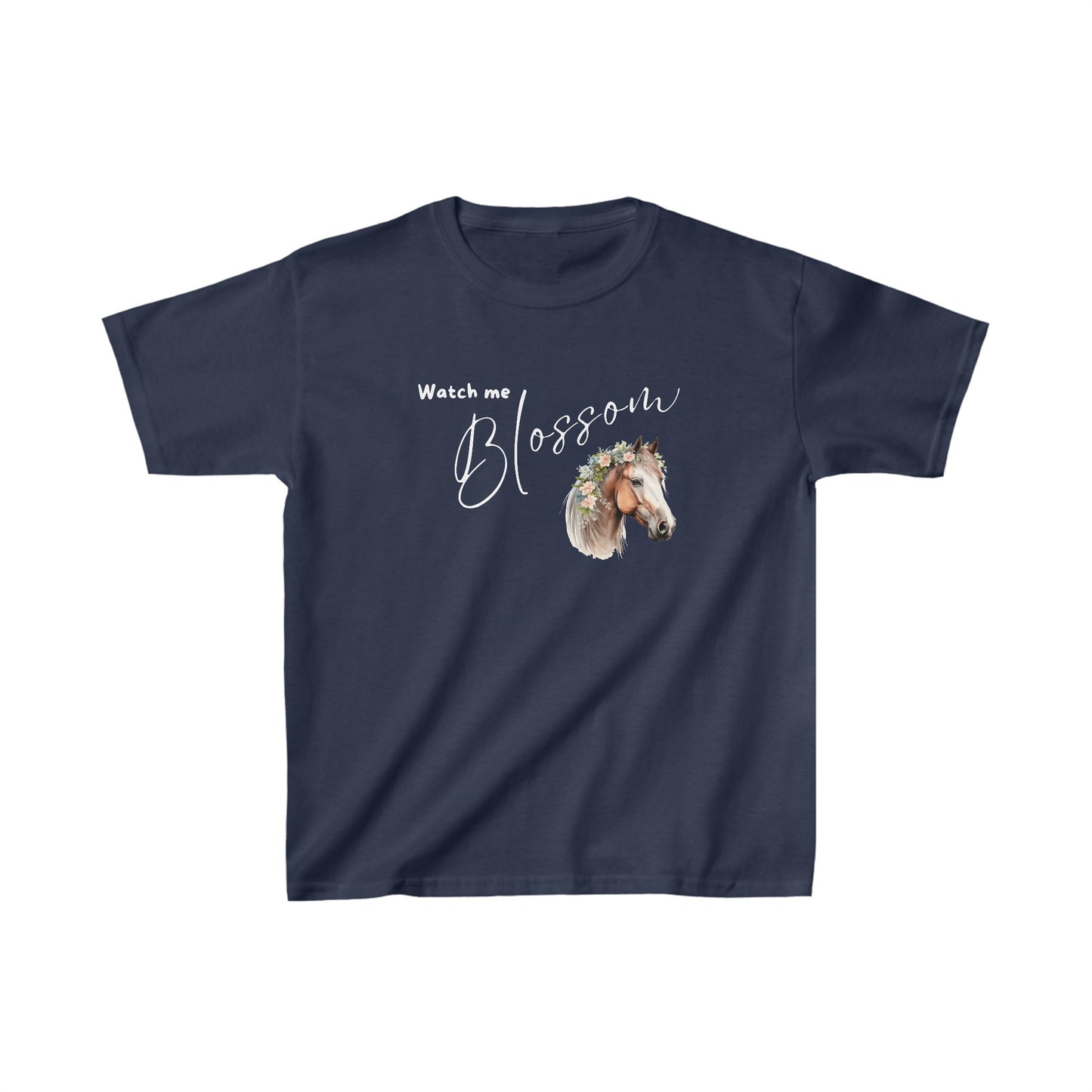 WATCH ME BLOSSOM T-SHIRT - HORSE - WT