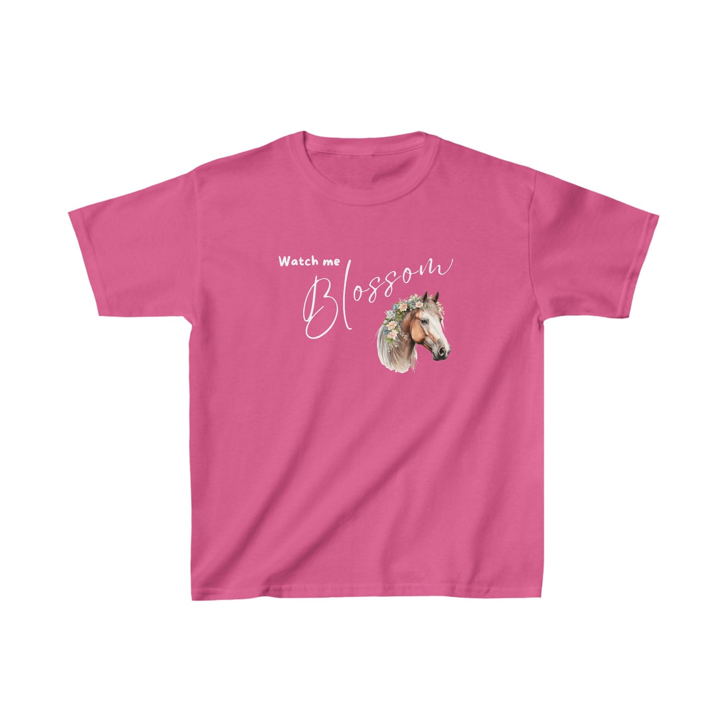 WATCH ME BLOSSOM T-SHIRT - HORSE - WT