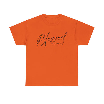 BLESSED T-SHIRT - HC - BK