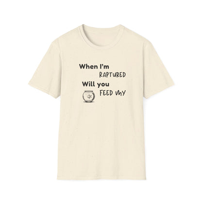 RAPTURED - FISH T-SHIRT - M - BK