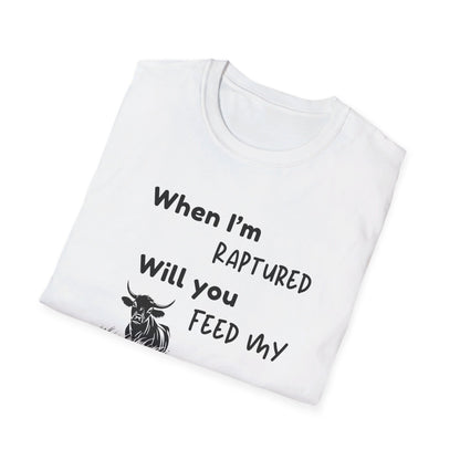 RAPTURED - COW T-SHIRT - SS - BK