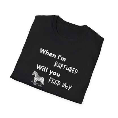 RAPTURED - HORSE T-SHIRT - M - WH