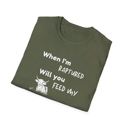 RAPTURED - COW T-SHIRT - M - WH