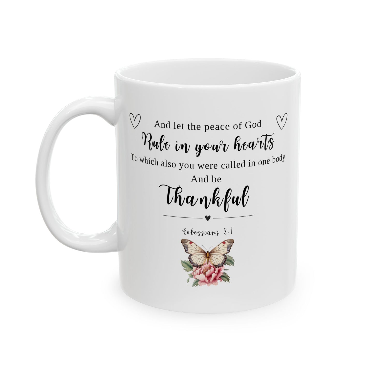 Thankful  Scripture  -  Mug