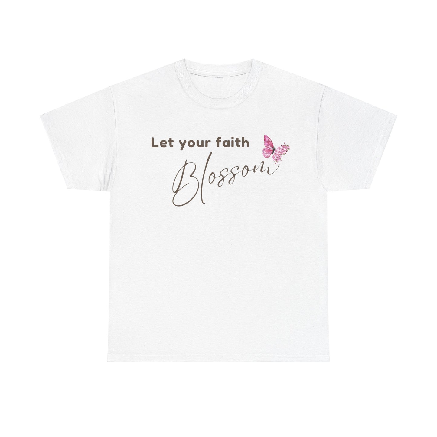 LET YOUR FAITH BLOSSOM T-SHIRT - GY