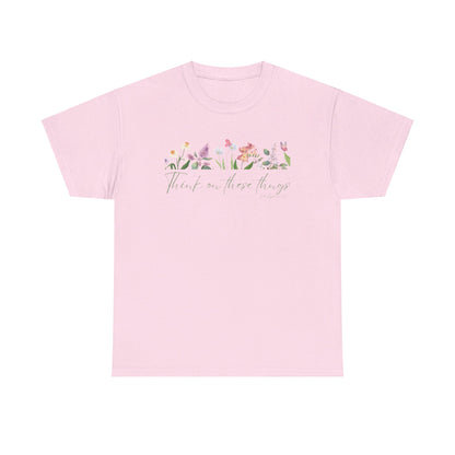 THINKING ON THESE THINGS T-SHIRT - HC - GN