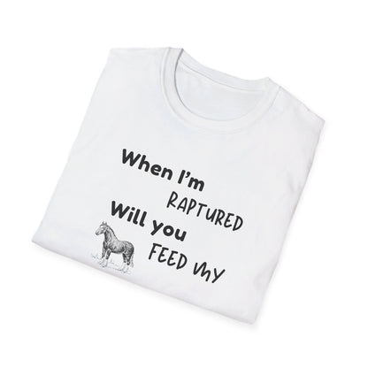 RAPTURED - HORSE T-SHIRT - M - WH