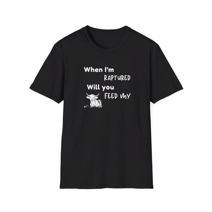 RAPTURED - COW T-SHIRT - M - WH