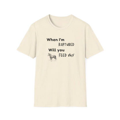 RAPTURED - HORSE T-SHIRT - M - WH