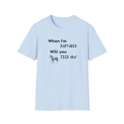 RAPTURED - HORSE T-SHIRT - M - WH