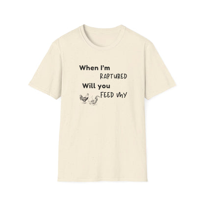 RAPTURED - CHICKEN T-SHIRT - W - BK