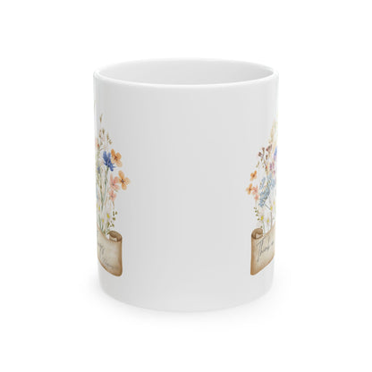 Think on these things Ceramic Mug, 11 oz