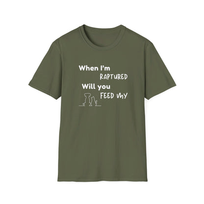RAPTURED - DOG & CAT T-SHIRT - W - WH