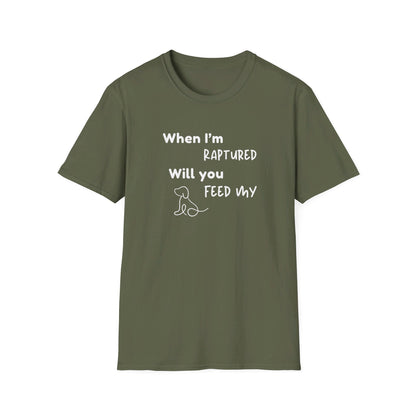RAPTURED - DOG T-SHIRT - M - WH