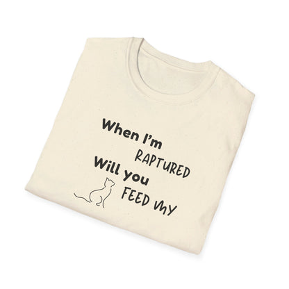 RAPTURED - CAT T-SHIRT - M - BK