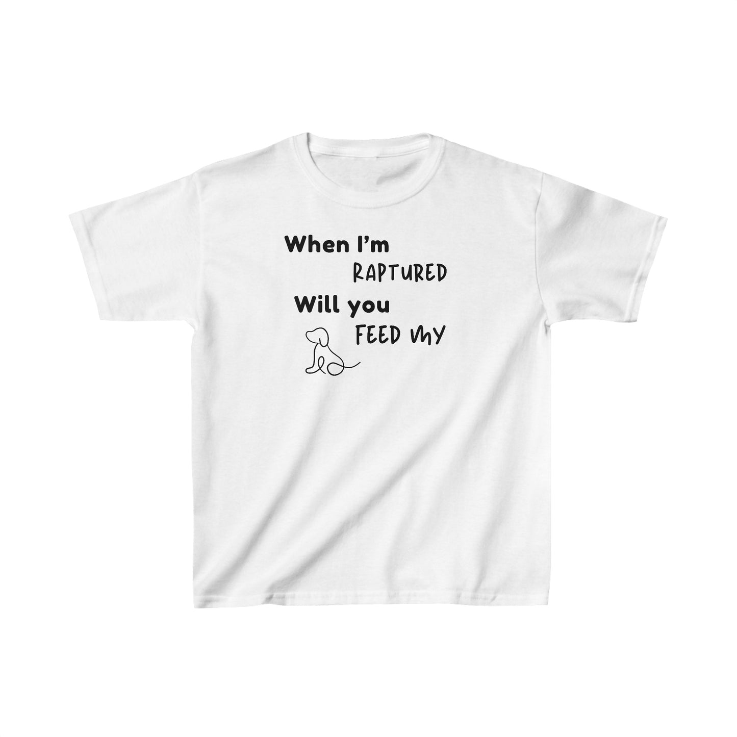RAPTURED DOG T-SHIRT - BK