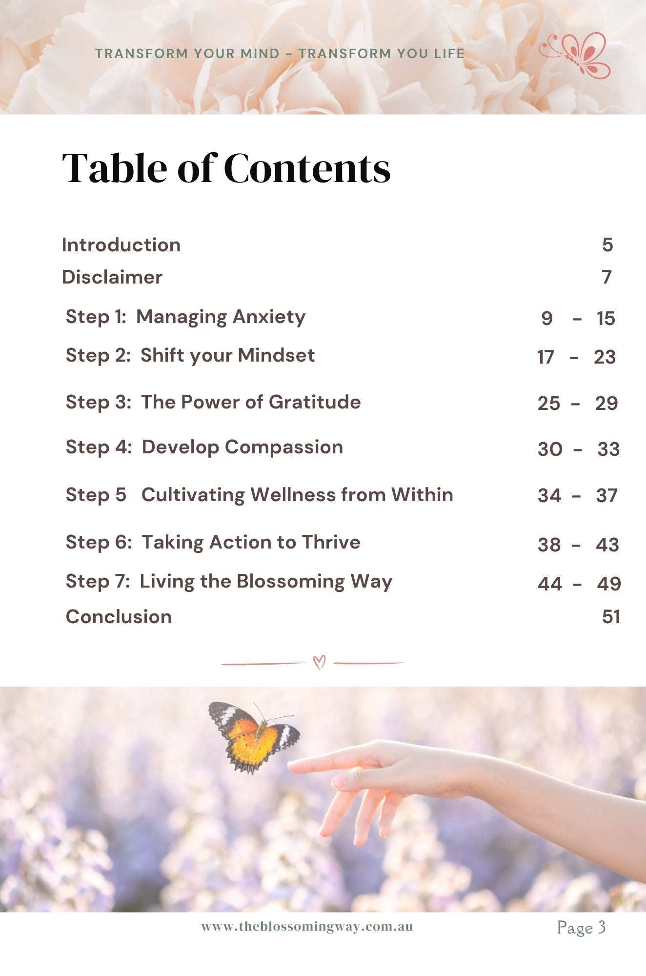 7 STEPS TO TRANSFORM YOUR MIND TRANSFORM YOUR LIFE BOOK