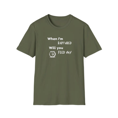 RAPTURED - FISH T-SHIRT - M - WH