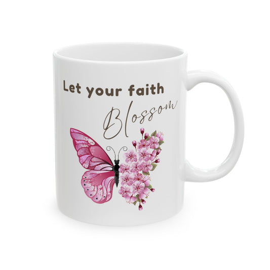 LET YOUR FAITH COFFEE MUG