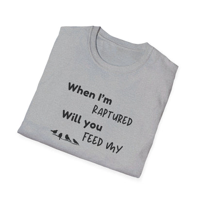 RAPTURED - BIRDS T-SHIRT - M - BK