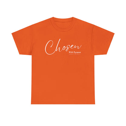 CHOSEN WITH PURPOSE T-SHIRT - 5000 - WH