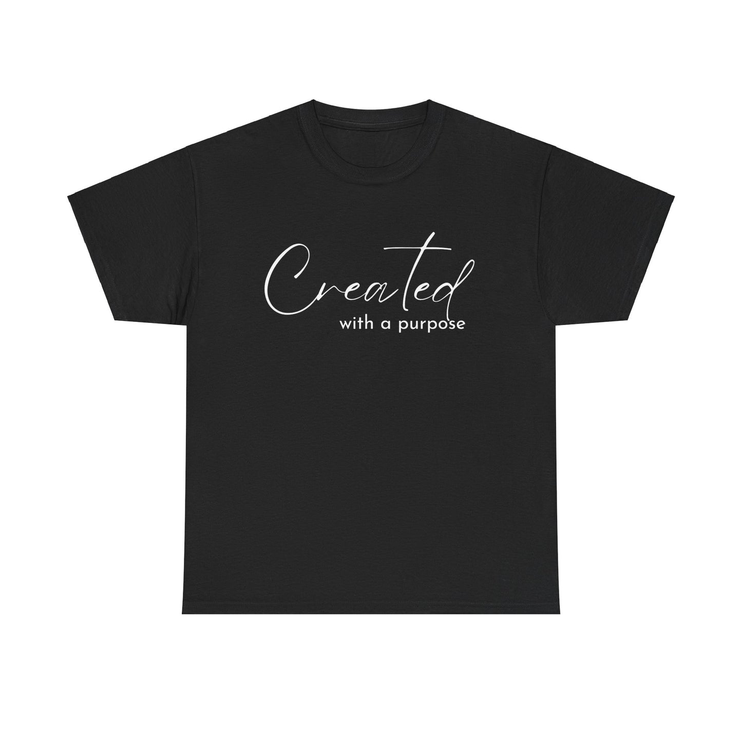 CREATED WITH A PURPOSE T-SHIRT - WH