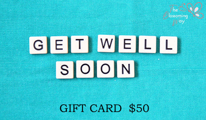 GET WELL SOON GIFT CARD - BL