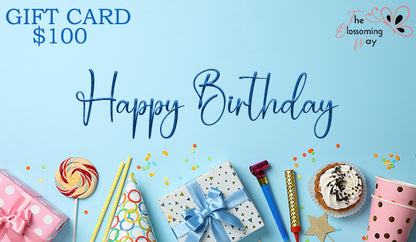 HAPPY BIRTHDAY GIFT CARD - BL