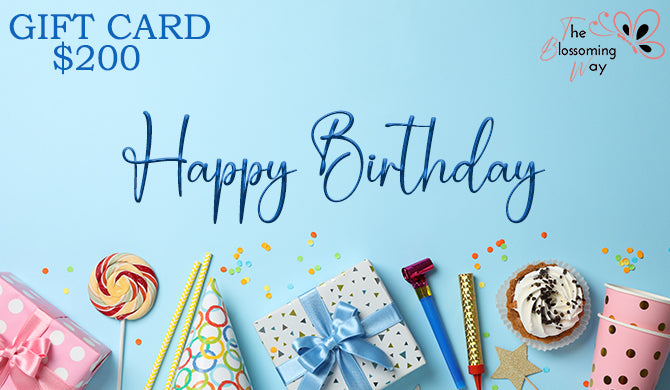 HAPPY BIRTHDAY GIFT CARD - BL