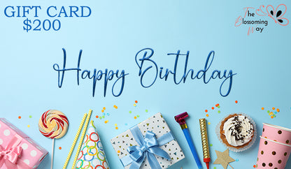 HAPPY BIRTHDAY GIFT CARD - BL