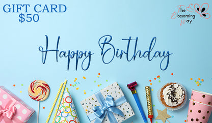 HAPPY BIRTHDAY GIFT CARD - BL