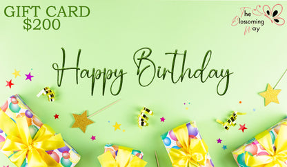 HAPPY BIRTHDAY GIFT CARD - GN