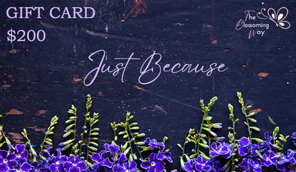 JUST BECAUSE GIFT CARD - PP