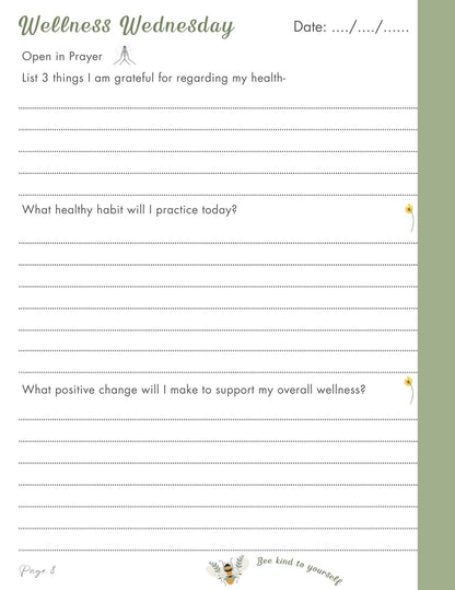 28 DAY GRATITUDE DIGITAL E-JOURNAL