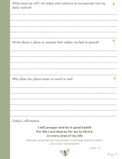 28 DAY GRATITUDE DIGITAL E-JOURNAL