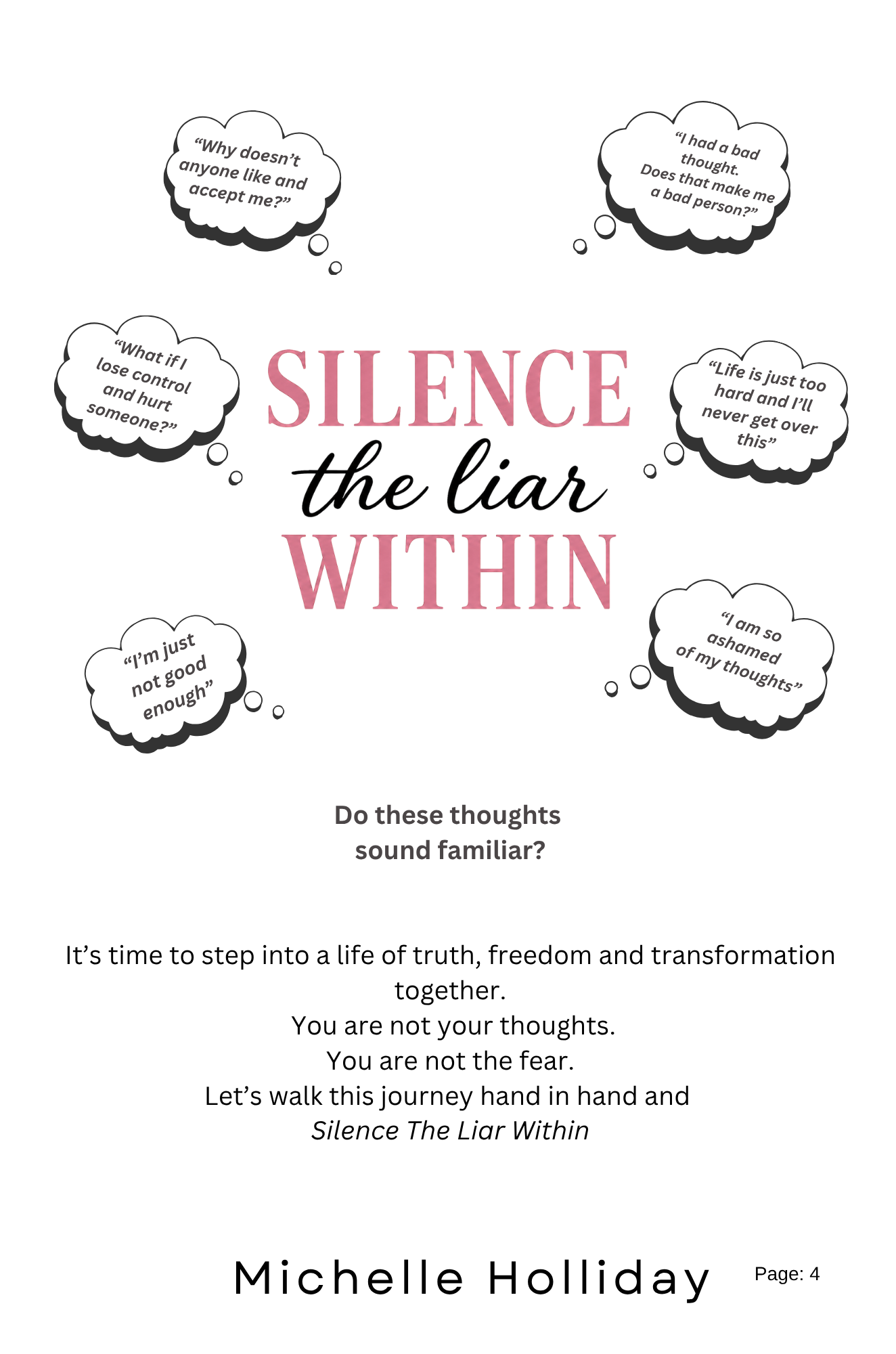 SILENCE THE LIAR WITHIN E-BOOK