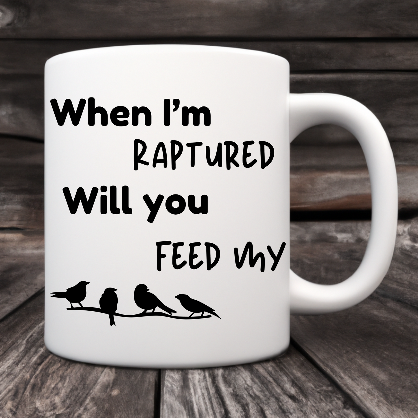 RAPTURED COFFEE MUG - BIRD