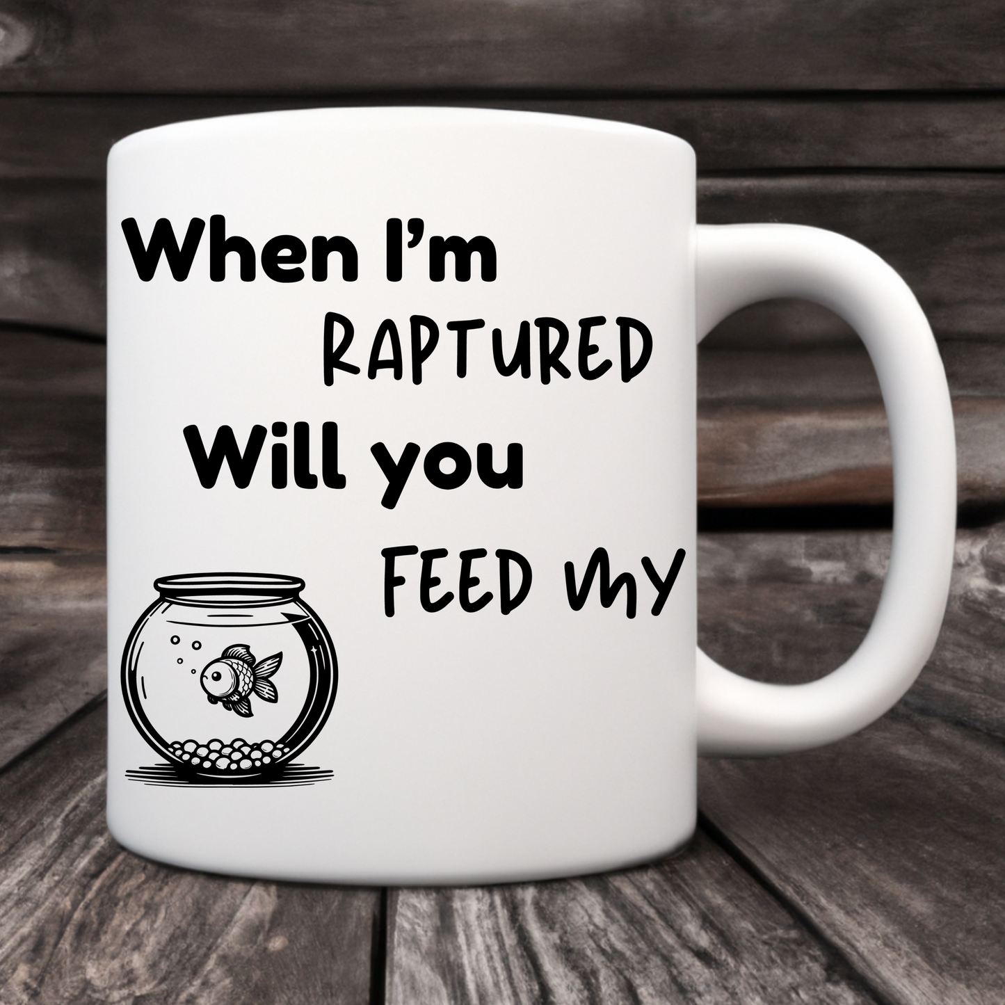 RAPTURED COFFEE MUG - FISH