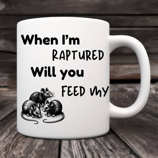 RAPTURED COFFEE MUG - MICE